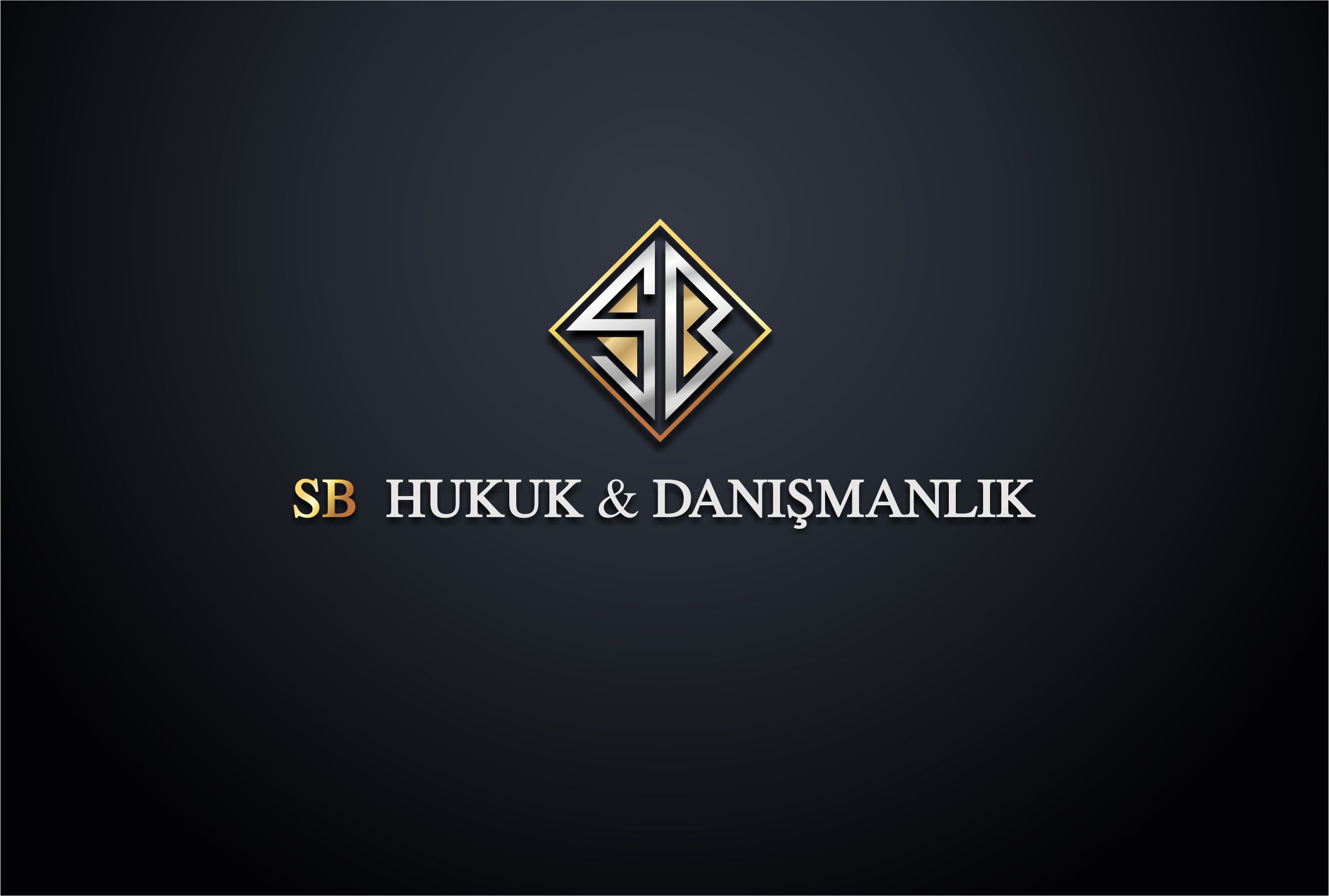 Sb Hukuk Burosu Logo Beyaz Kare Tasarim