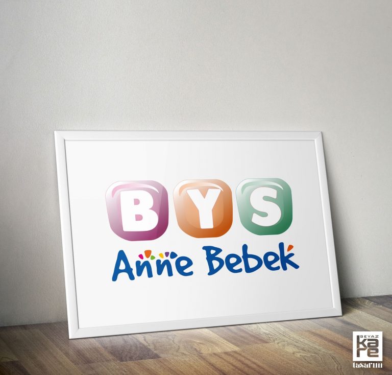 BYS Anne Bebek Logo ve Kurumsal Kimlik Tasarımı Beyaz Kare Tasarım